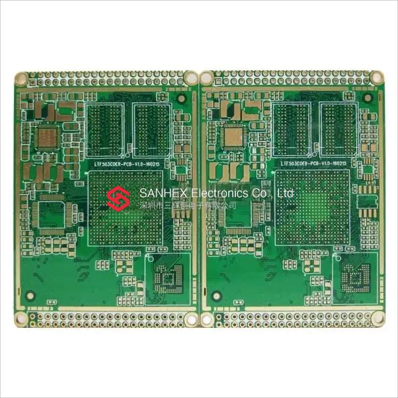 6-layer immersion gold impedance half-hole PCB