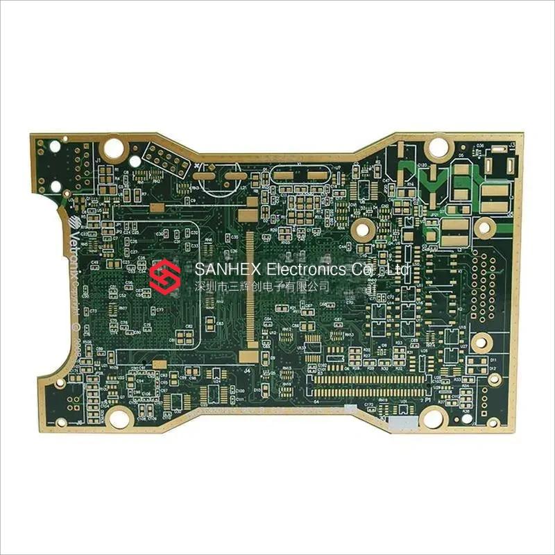 Highly reliable automotive product PCB with multiple layers of heavy gold PCB circuit boards